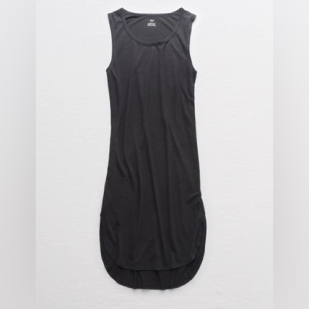 Aerie Charcoal Tank Dress Offline